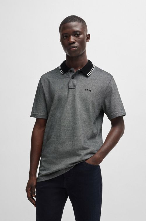 Polo Com Estampa De Logo Em Algodão