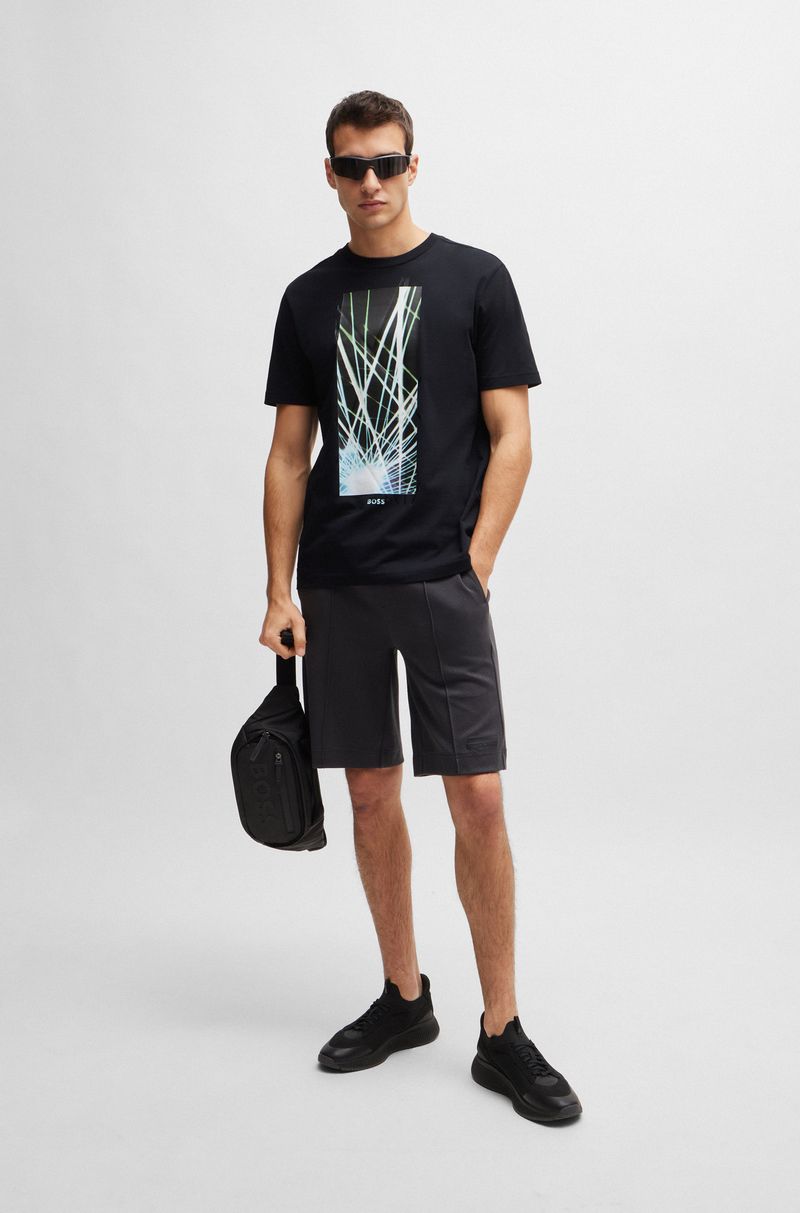 Camiseta Regular Em Algodão Com Arte Sazonal