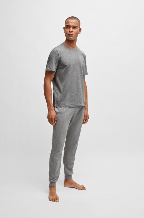 Camiseta Regular Em Algodão Com Detalhe De Logo