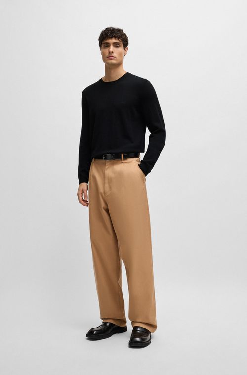 Suéter Regular-Fit Em Lã Merino Extra Fina