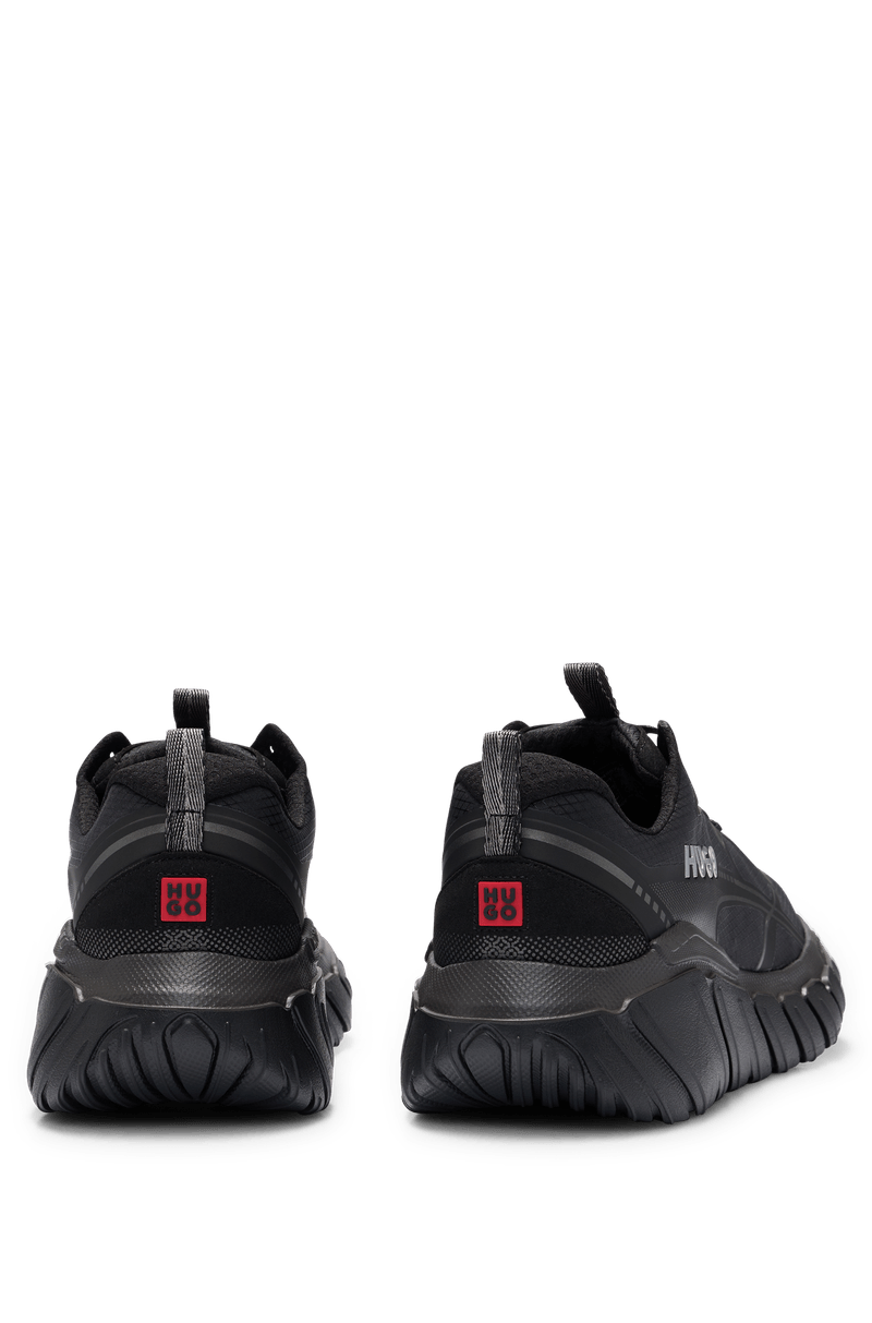 Tênis Estilo Corrida Com Ondas Decorativas Refletivas