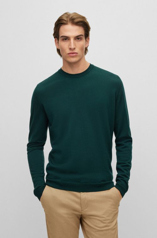 Suéter Regular-Fit Em Lã Merino Extra Fina