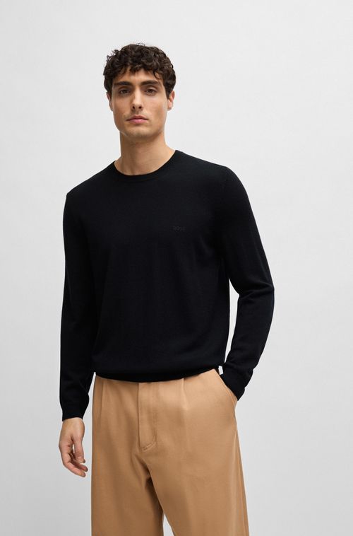 Suéter Regular-Fit Em Lã Merino Extra Fina