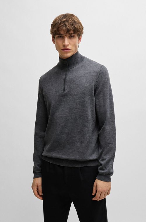 Suéter Slim-Fit Em Lã Merino Extra Fina