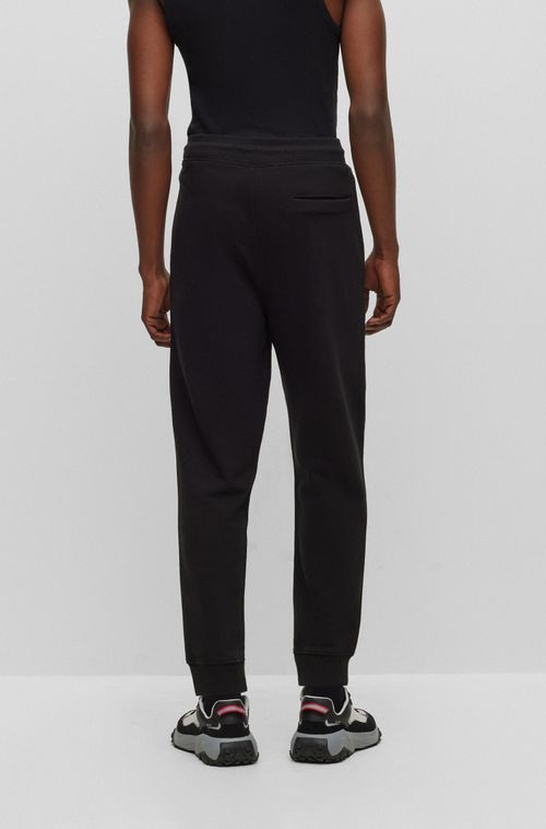 Calça De Moletom Em Algodão-Terry Com Detalhe De Logo