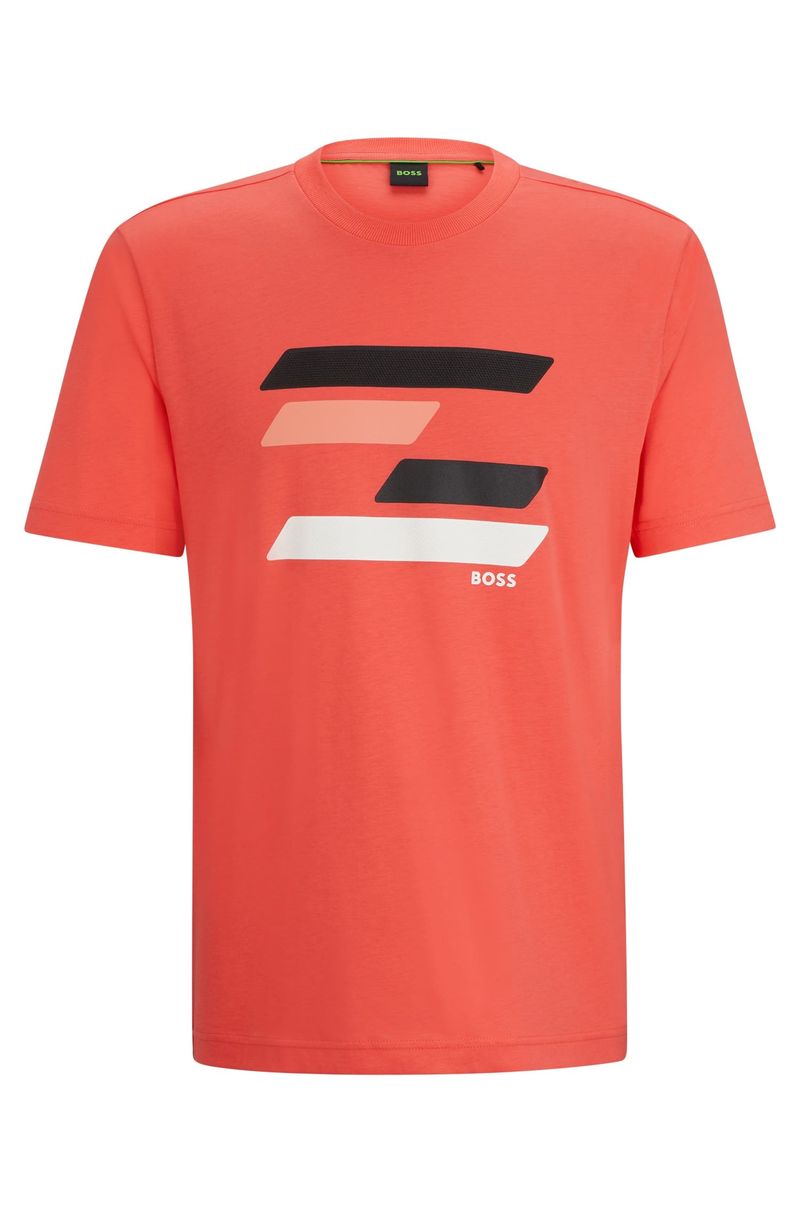 Camiseta De Algodão Com Arte Inspirada Em Bandeira