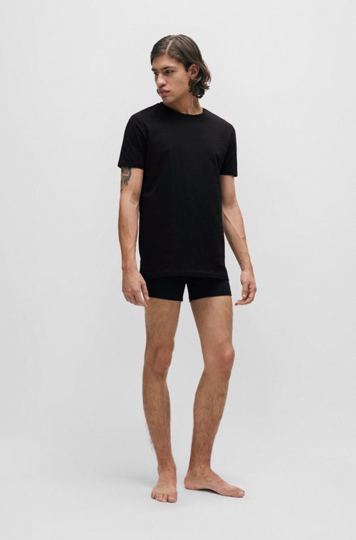 Conjunto 2 Camisetas Gola Redonda Em Algodão Stretch