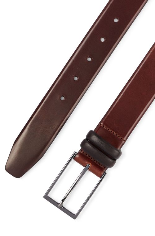 Cinto De Couro Vegetal Com Ferragens De Metal