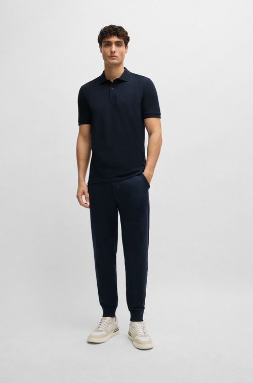 Camisa Polo Em Algodão Orgânico Com Logo Bordado