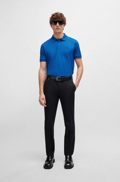 Camisa Polo Em Algodão Orgânico Com Logo Bordado