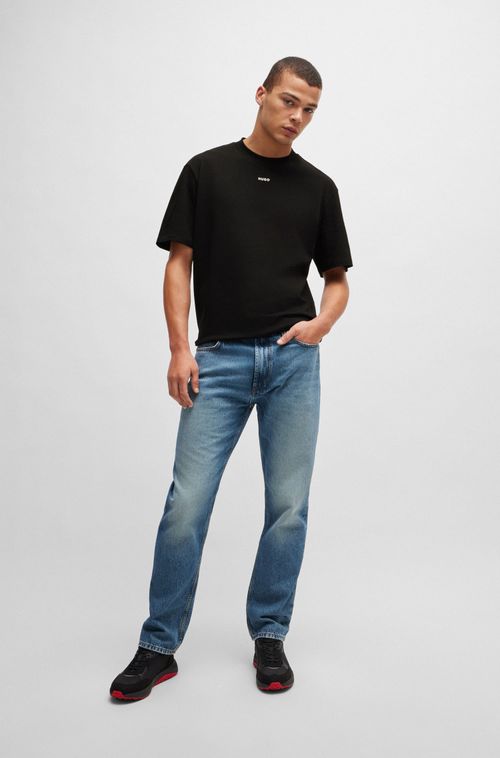 Camiseta Relaxed-Fit Em Jersey De Algodão Com Logo Impresso