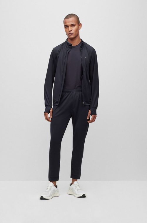 Camiseta De Corte Regular Em Algodão Com Faixa Lateral