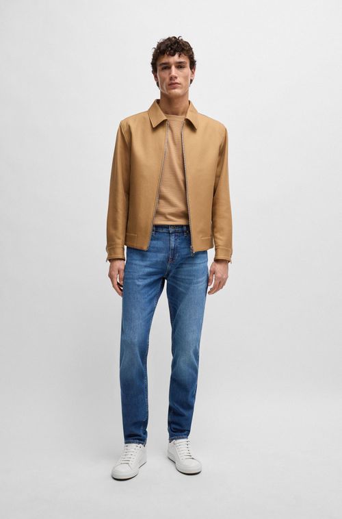 Calça Jeans Slim Fit Em Denim Comfort-Stretch