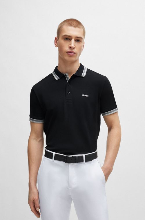 Camisa Polo Em Algodão Orgânico Com Logo