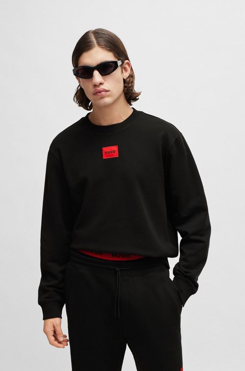 Blusa De Moletom De algodão Com Logo