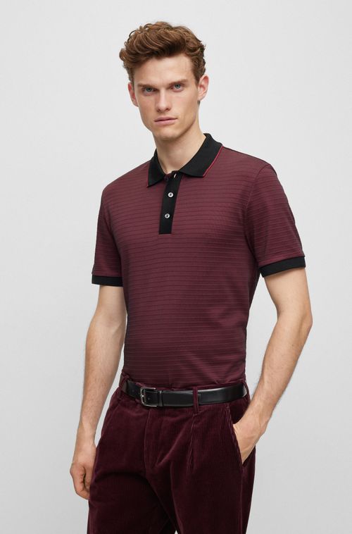 Polo De Algodão Com Estrutura Otomana