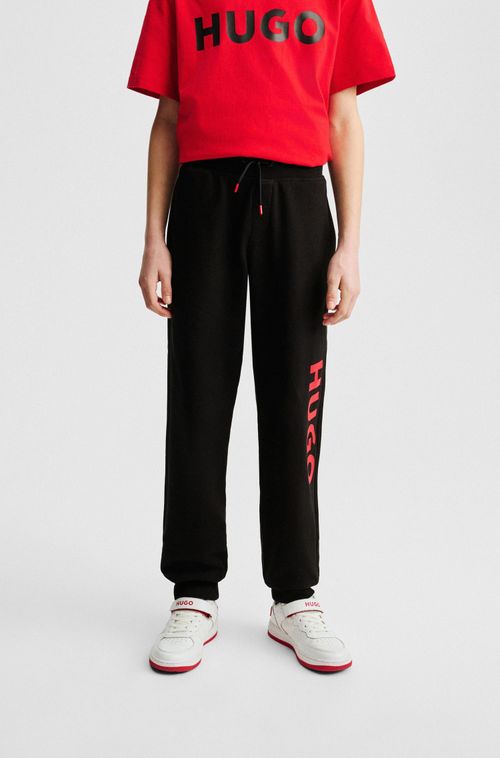 Calça De Moletom Infantil Com Estampa De Logo Em Algodão