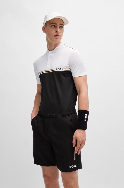 Camisa Polo Boss X Matteo Berrettini Com Proteção Uv