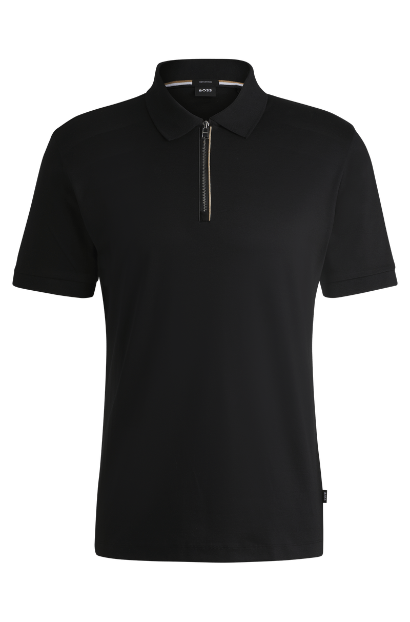Polo Slim-Fit De Algodão Mercerizado