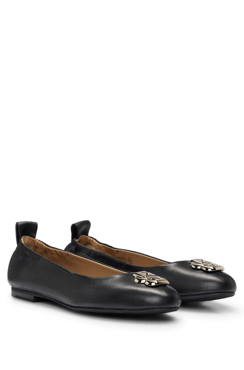 Sapatilhas De Bailarina Em Couro Nappa