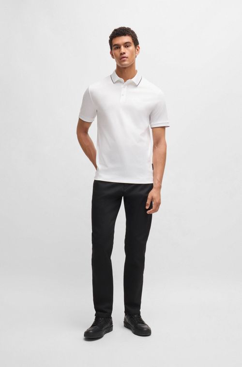 Polo Regular-Fit Porsche X Boss Em Algodão Mercerizado