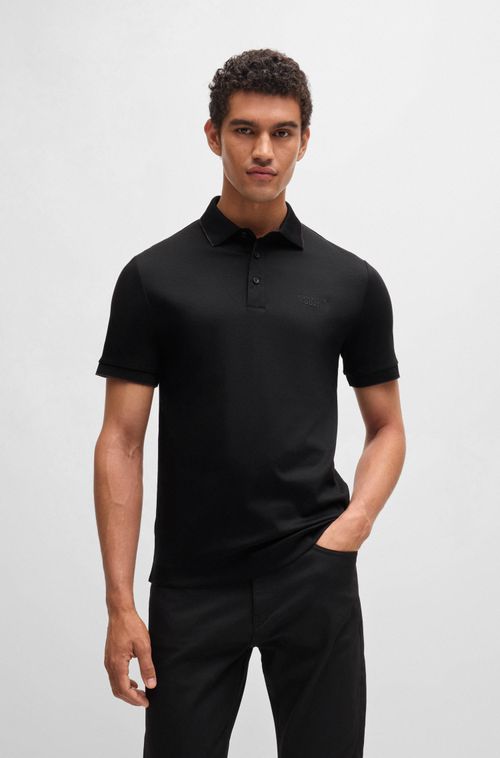 Polo Regular Porsche X Boss Em Algodão Mercerizado