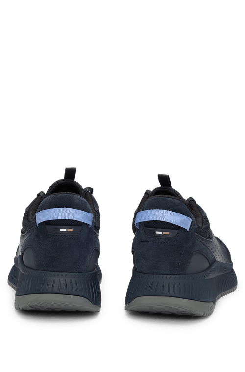 Tênis Ttnm Evo Em Camurça, Couro E Sola Nervurada