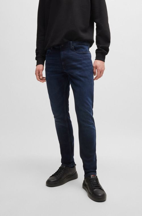 Calça Jeans Extra Slim-Fit Em Denim