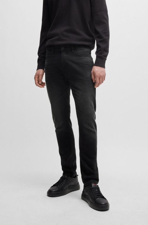 Calças Jeans Elástica De Ajuste Extra-Slim