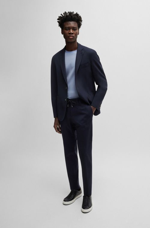 Calças De Corte Slim Em Jersey De Stretch