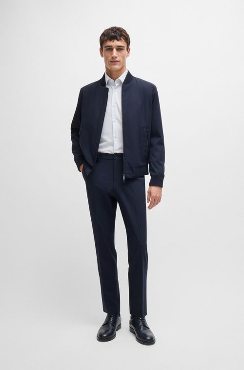 Camisa Regular-Fit Em Material Estruturado