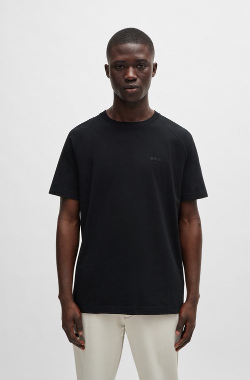 Camiseta De Corte Relaxado Em Algodão Com Logo