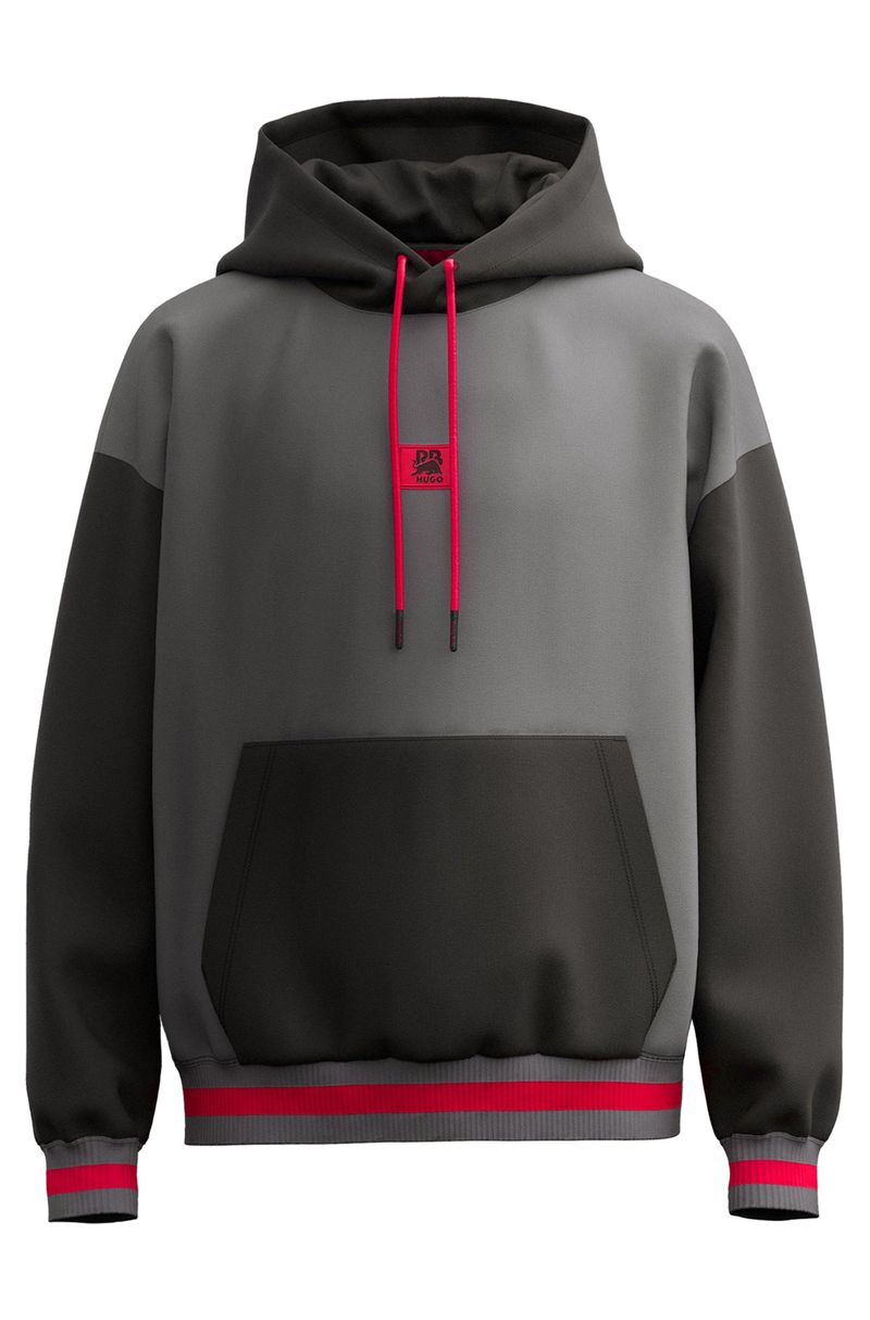 Moletom Com Capuz Grande Hugo X Rb Com Motivo De Touro