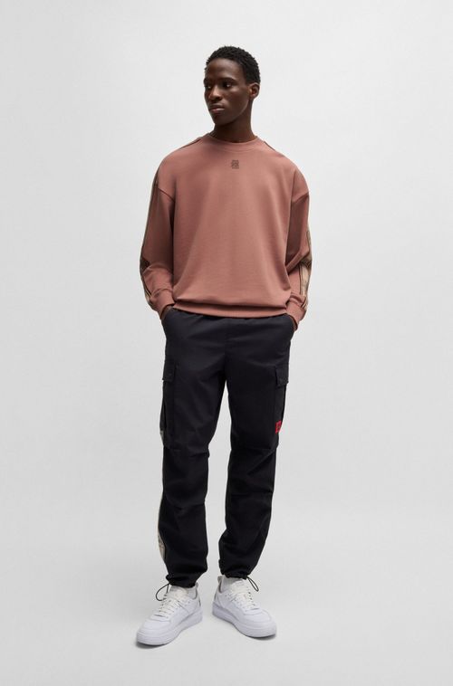 Moletom Hugo X Rb De Algodão Felpudo Com Fita Da Marca