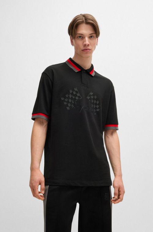 Polo HUGO X Rb Com Logo De Touro Característico