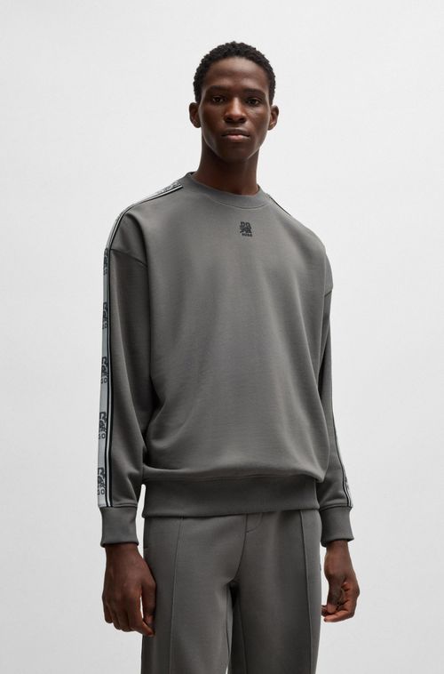 Moletom Hugo X Rb De Algodão Felpudo Com Fita Da Marca