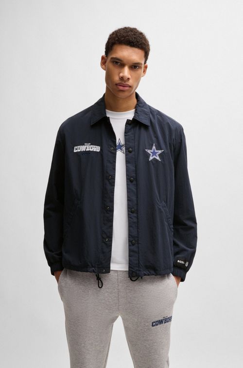 Casaco Repelente À Água Boss X Nfl Com Marca Bordada