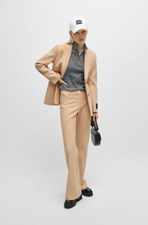 Blazer De Corte Slim Com Fechamento De Dois Botões