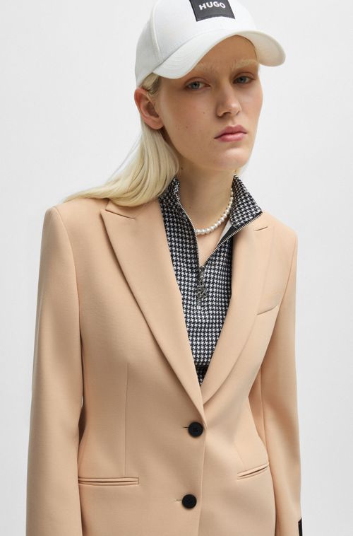 Blazer De Corte Slim Com Fechamento De Dois Botões