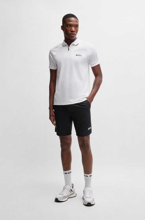 Shorts Boss X Matteo Berrettini Em Tecido De Secagem Rápida