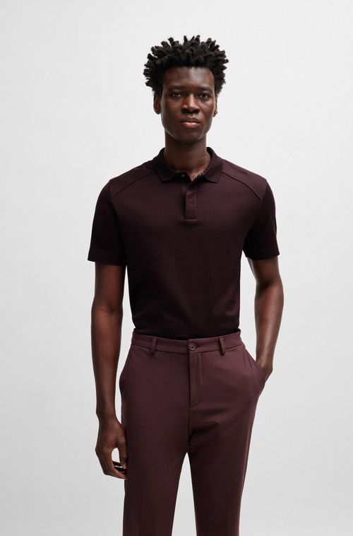 Polo De Algodão Mercerizado Com Estrutura Ripstop