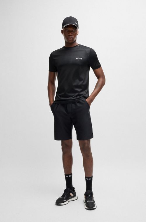 Camiseta Slim Fit Com Tecido Texturizado De Riscas
