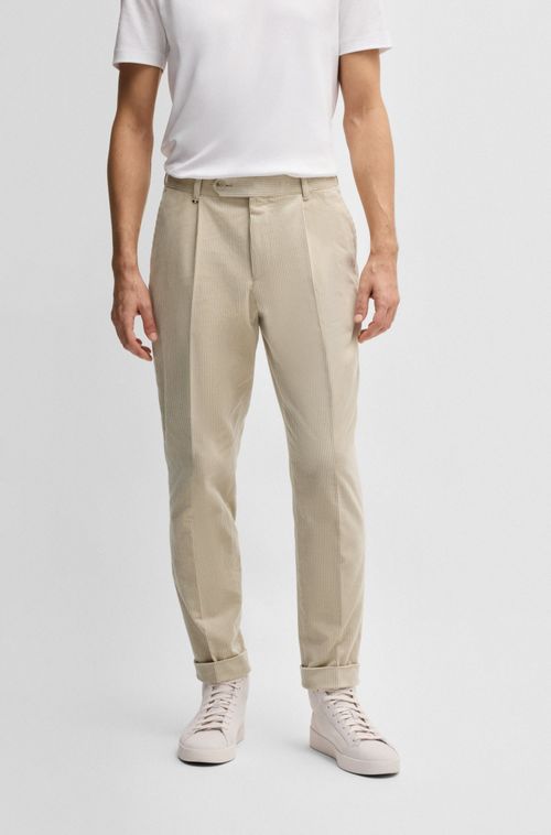 Calça De Veludo Cotelê BOSS Selected By Beckham