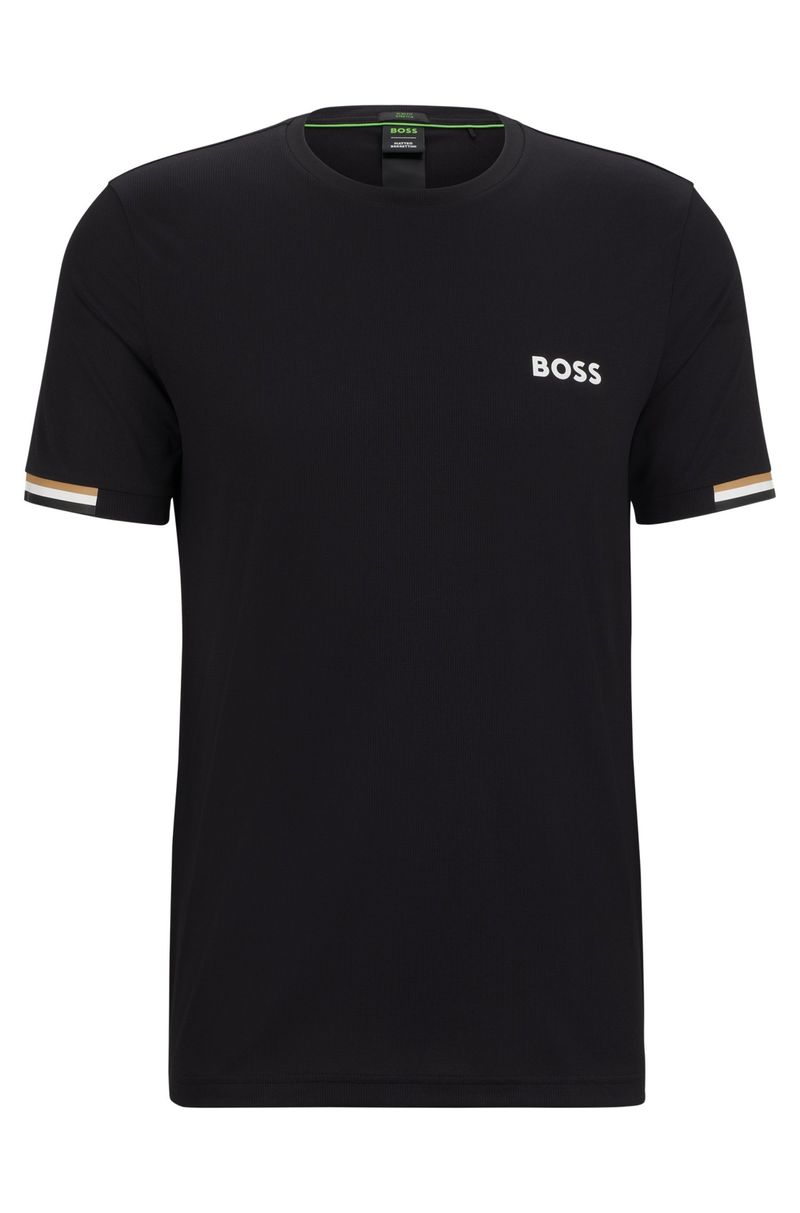 Camiseta Boss X Matteo Berrettini De Tecido Waffle