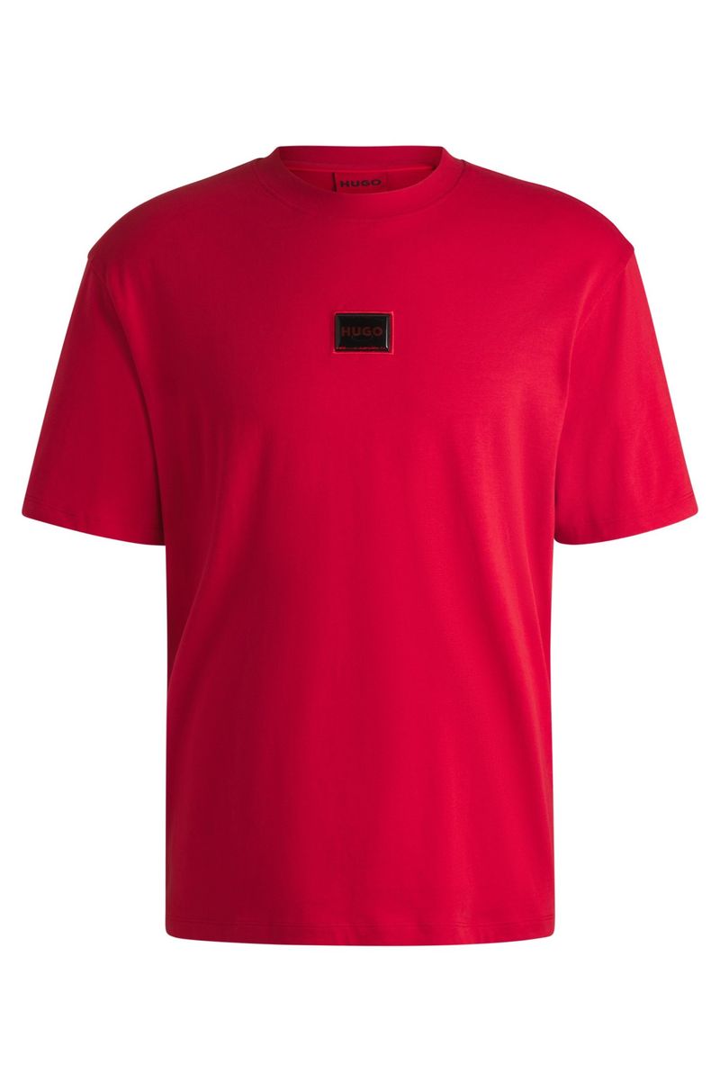 Camiseta Descontraída De Algodão Com Logo