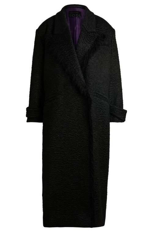 Casaco Oversized Naomi X Boss De Mistura De Lã