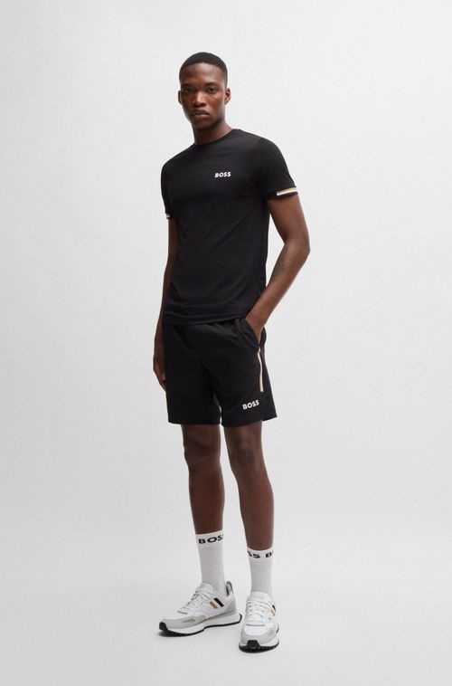 Camiseta Boss X Matteo Berrettini De Tecido Waffle