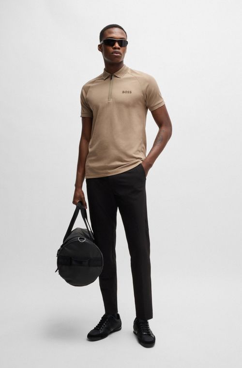 Polo De Algodão Com Logo Espelhado