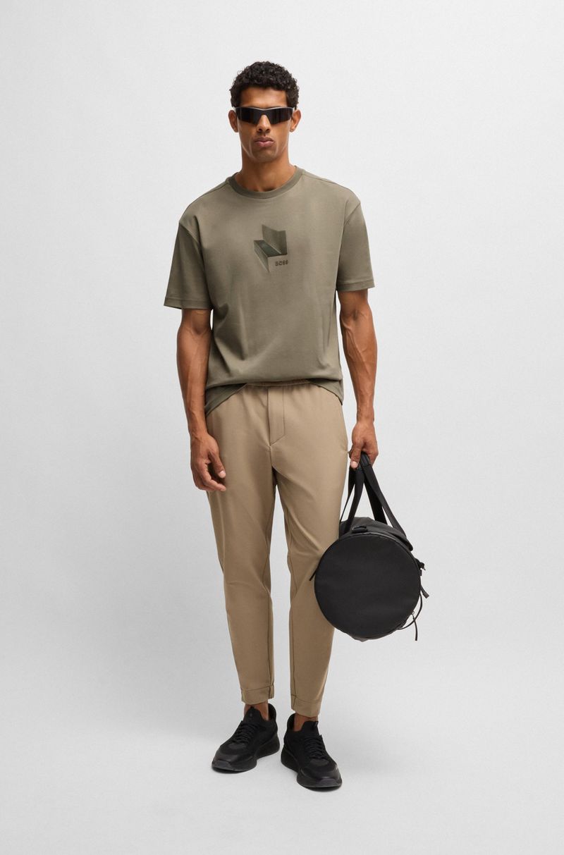 Camiseta Descontraída De Algodão Com Arte