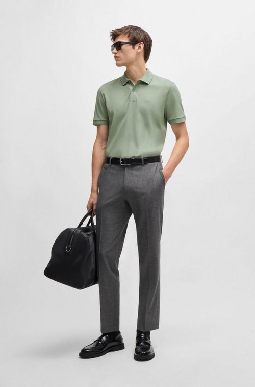 Polo Pallas Regular-Fit De Algodão Com Logo Bordado